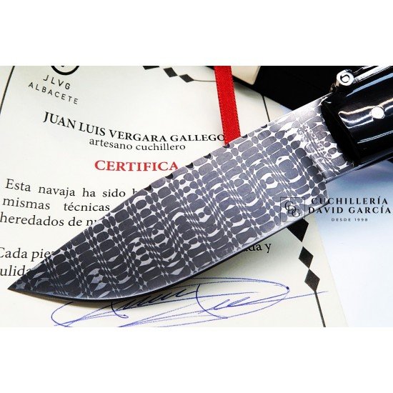 Juan Luis Vergara Punta Búfalo Nº1 Pastora Acero Damasco Juan Luis Vergara Punta Búfalo Nº1 Pastora Acero Damasco