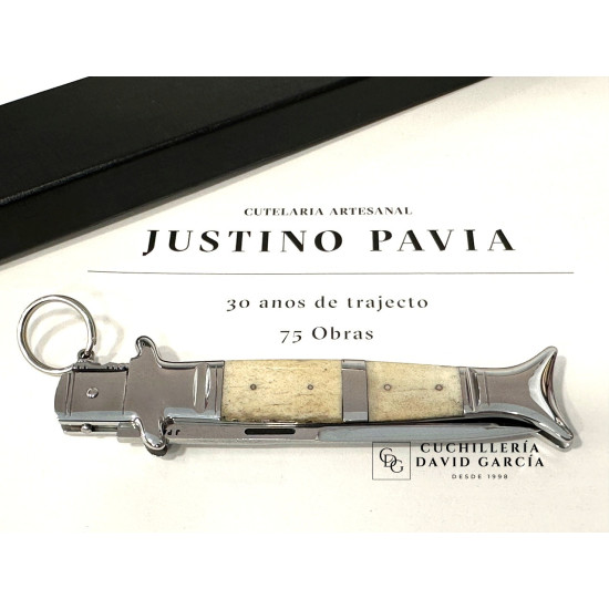 Justino Pavia "Chatellrault" Acero RWL 34 / Hueso