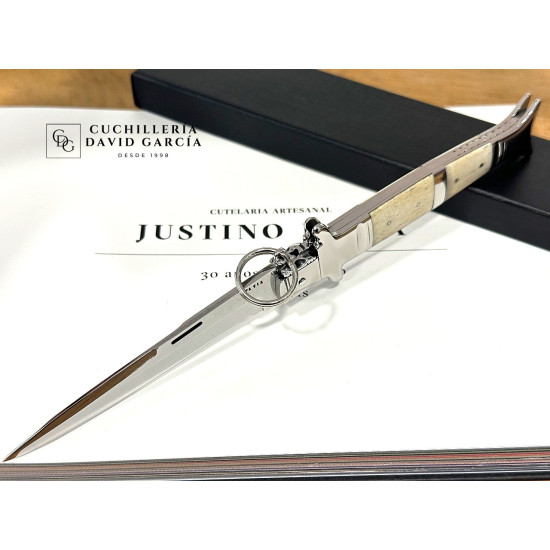 Justino Pavia "Chatellrault" Acero RWL 34 / Hueso