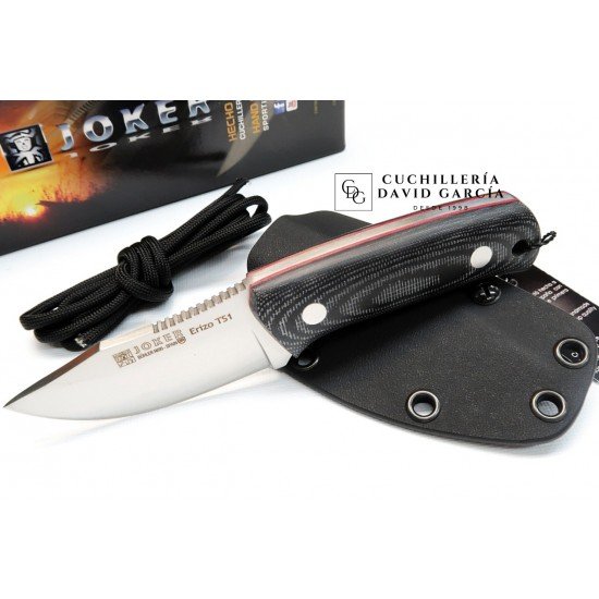 Joker Erizo TS1 CM81-K Micarta Funda Kydex Joker Erizo TS1 CM81-K Micarta Funda Kydex