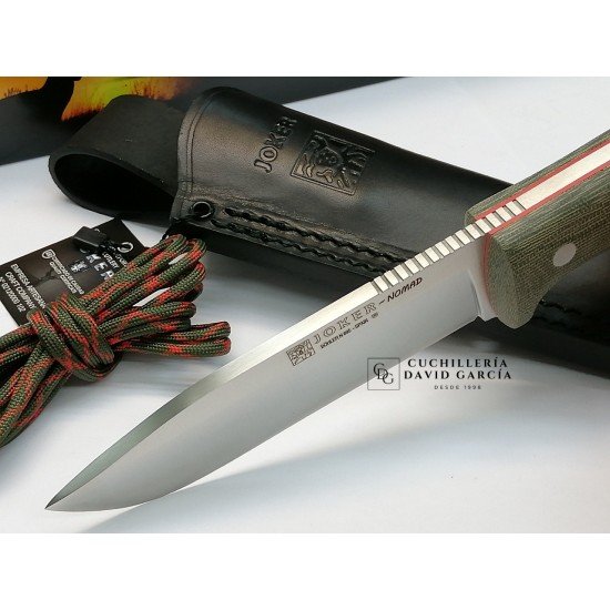 Joker Nomad CV125 Micarta Canvas Verde Joker Nomad CV125 Micarta Canvas Verde