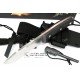 Joker Nomad CM125-F Micarta Canvas Negro + Pedernal Joker Nomad CM125-F Micarta Canvas Negro + Pedernal