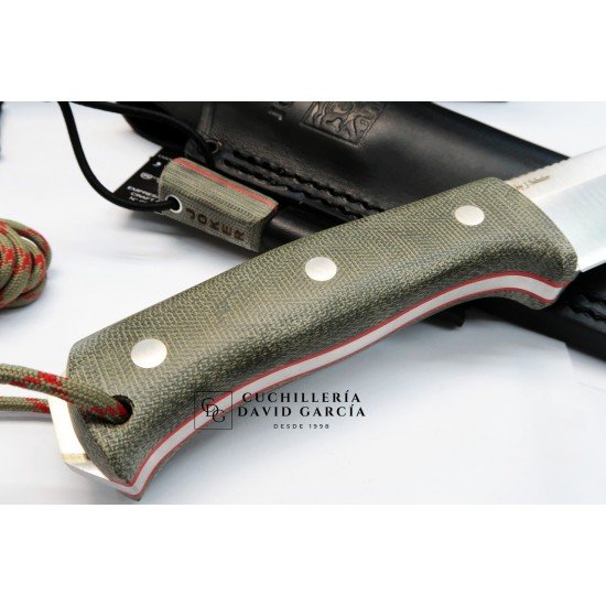 Joker Nomad CV125-P Micarta Canvas Verde + Pedernal