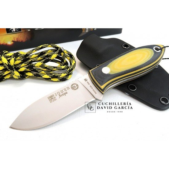 Joker BS9 Avispa CM117 Micarta Amarilla/Negra Joker BS9 Avispa CM117 Micarta Amarilla/Negra