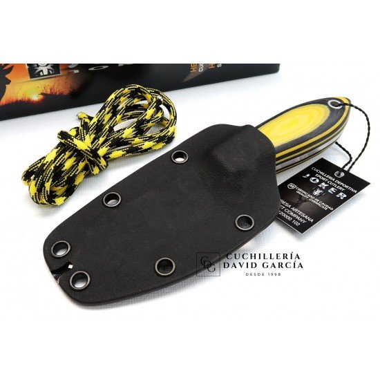 Joker BS9 Avispa CM117 Micarta Amarilla/Negra Joker BS9 Avispa CM117 Micarta Amarilla/Negra
