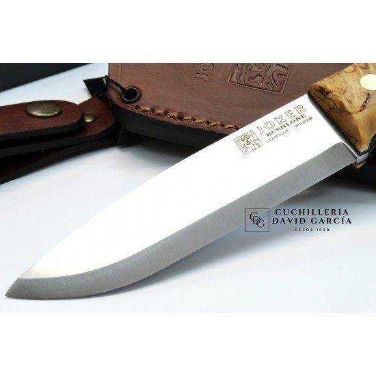 Joker Bushlore CL138 Madera de Abedul Rizado Acero Sleipner Joker Bushlore CL138 Madera de Abedul Rizado Acero Sleipner