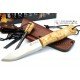 Joker Bushlore CL138-P Madera de Abedul Rizado Acero Sleipner con Pedernal Joker Bushlore CL138-P Madera de Abedul Rizado Acero Sleipner con Pedernal