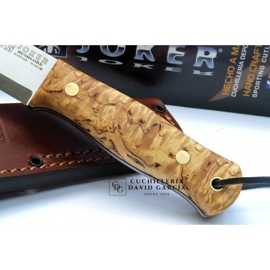 Joker Bushlore CL138 Madera de Abedul Rizado Acero Sleipner Joker Bushlore CL138 Madera de Abedul Rizado Acero Sleipner
