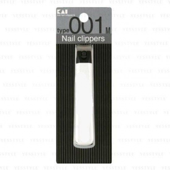 Cortauñas Kai/T003 mediano blanco inoxidable con depósito recoge uñas 7217528