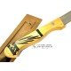 Cuchillo Jamonero Taramundi Mesa 24,5 cm Madera Boj Decorado Tradicional en Verde Cuchillo Jamonero Taramundi Mesa 24,5 cm Madera Boj Decorado Tradicional en Verde