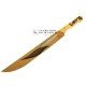 Cuchillo Jamonero Taramundi Mesa 24,5 cm Madera Boj Decorado Tradicional en Verde Cuchillo Jamonero Taramundi Mesa 24,5 cm Madera Boj Decorado Tradicional en Verde