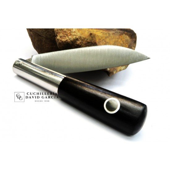 Taramundi Punta Recta 7 cm Madera de Ebano Incrustacion de Asta Taramundi Punta Recta 7 cm Madera de Ebano Incrustacion de Asta