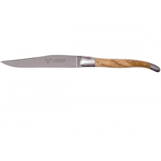 Laguiole en Aubrac juego de cuchillos para carne 6-unidades en madera de olivo 62C99OLIH