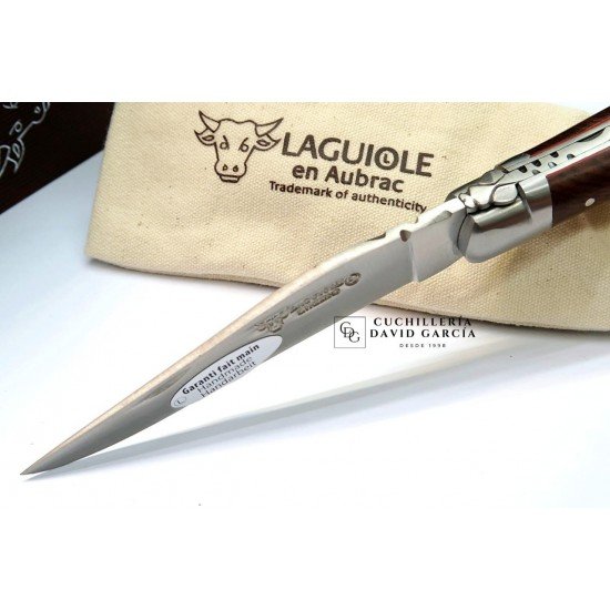 Laguiole en Aubrac Madera Nudo de Palisandro L0211LPI/FSB1 Laguiole en Aubrac Madera Nudo de Palisandro L0211LPI/FSB1