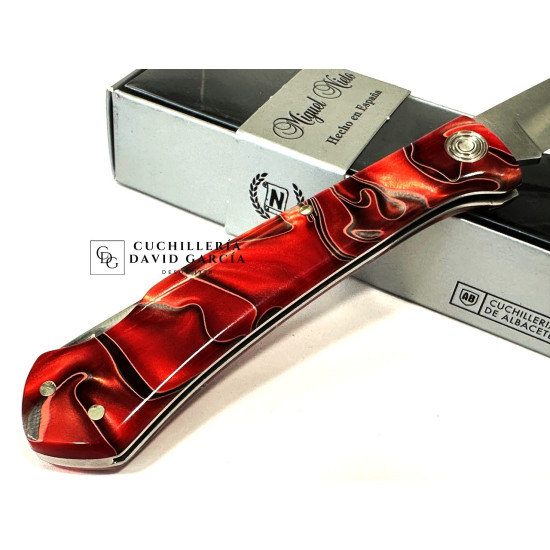 Navaja Miguel Nieto Companion 098-MET-RED Mango Metacrilato Rojo