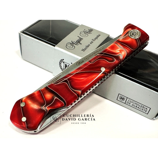 Navaja Miguel Nieto Companion 098-MET-RED Mango Metacrilato Rojo