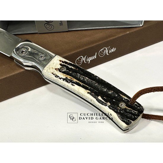 Navaja Nieto Lord Hueso Tallado - Virola Acero 370-V-HUESO