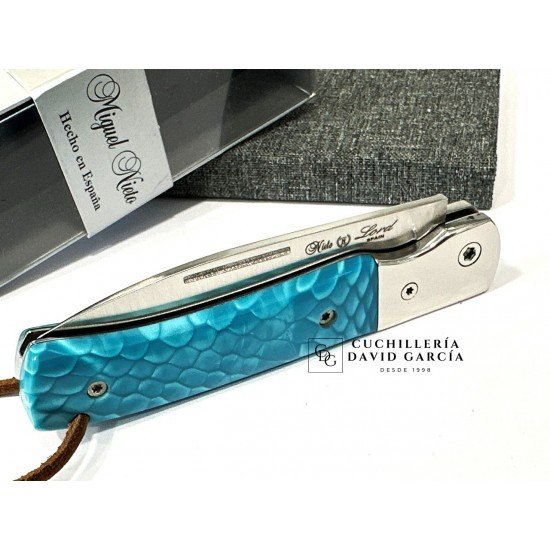 Navaja Nieto Lord Juma Aqua - Virola Acero 370-V-SAQUA