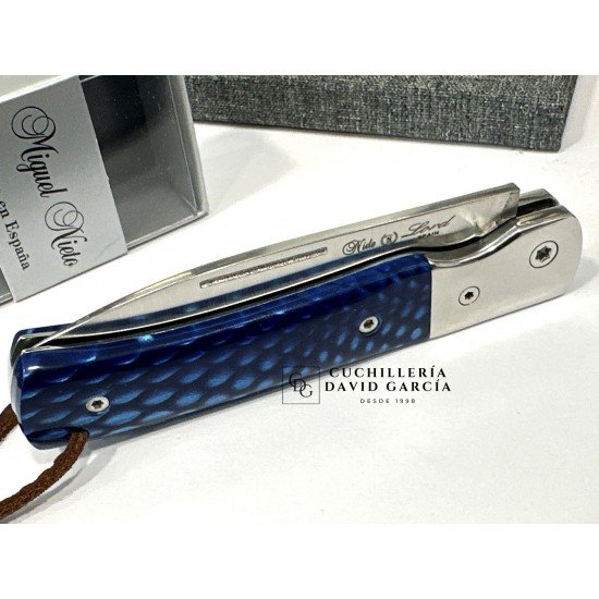 Navaja Nieto Lord Juma Blue - Virola Acero 370-V-SBLUE