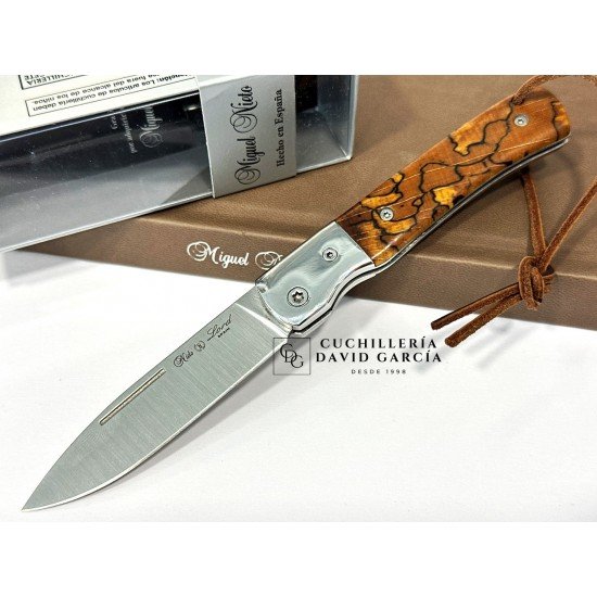 Navaja Nieto Lord Madera Haya Estabilizada - Virola Acero 370-V-HAYA