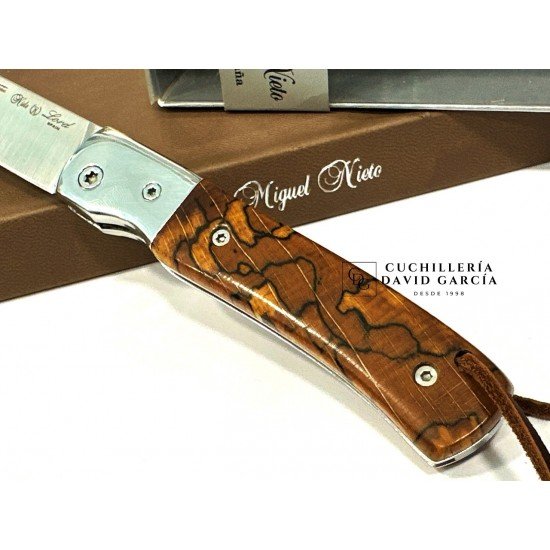 Navaja Nieto Lord Madera Haya Estabilizada - Virola Acero 370-V-HAYA