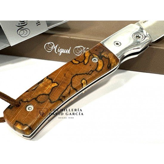Navaja Nieto Lord Madera Haya Estabilizada - Virola Acero 370-V-HAYA