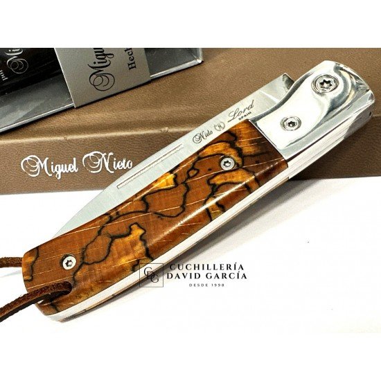 Navaja Nieto Lord Madera Haya Estabilizada - Virola Acero 370-V-HAYA