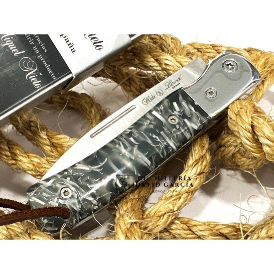 Navaja Nieto Lord Spark Gris - Virola Acero 370-V-SPARK