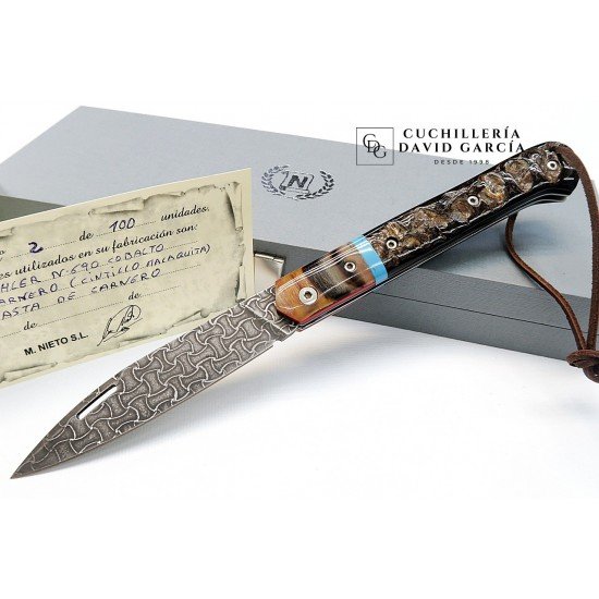 Nieto Artesanal Edicion Limitada Acero Böhler - Malaquita - Asta de Carnero Nieto Artesanal Edicion Limitada Acero Böhler - Malaquita - Asta de Carnero