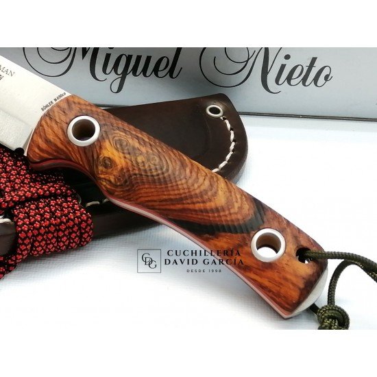 Miguel Nieto Chaman Scandi 146-C Madera de Cocobolo Acero Böhler N690co