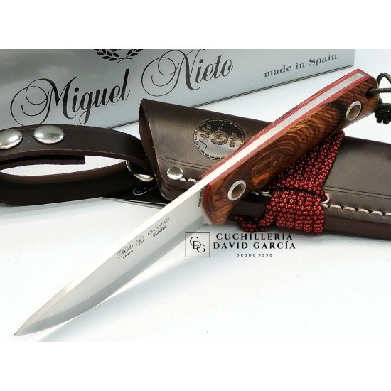 Miguel Nieto Chaman Scandi 146-C Madera de Cocobolo Acero Böhler N690co