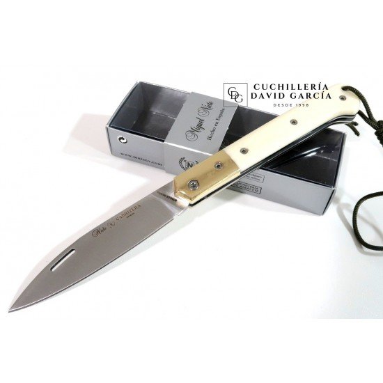 M.Nieto Cabritera Micarta - Virola Latón Acero Bohler N690 209-W M.Nieto Cabritera Micarta - Virola Latón Acero Bohler N690 209-W
