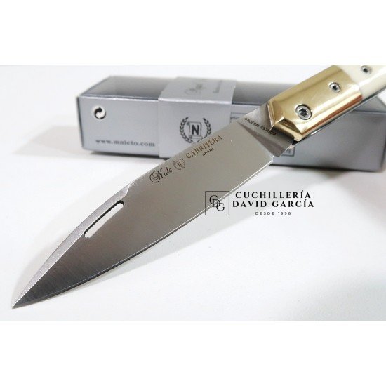 M.Nieto Cabritera Micarta - Virola Latón Acero Bohler N690 209-W M.Nieto Cabritera Micarta - Virola Latón Acero Bohler N690 209-W