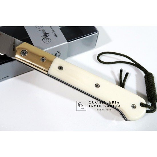M.Nieto Cabritera Micarta - Virola Latón Acero Bohler N690 209-W M.Nieto Cabritera Micarta - Virola Latón Acero Bohler N690 209-W