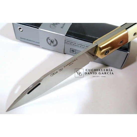 M.Nieto Cabritera Micarta - Virola Latón Acero Bohler N690 209-W M.Nieto Cabritera Micarta - Virola Latón Acero Bohler N690 209-W