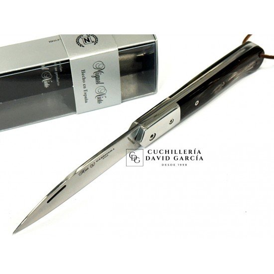 M.Nieto Cabritera Asta de Búfalo - Virola Inoxidable Acero Bohler N690 M.Nieto Cabritera Asta de Búfalo - Virola Inoxidable Acero Bohler N690