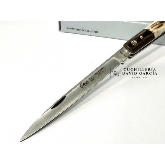 Miguel  Nieto Stiletto 0409 Madera y Asta de Ciervo 