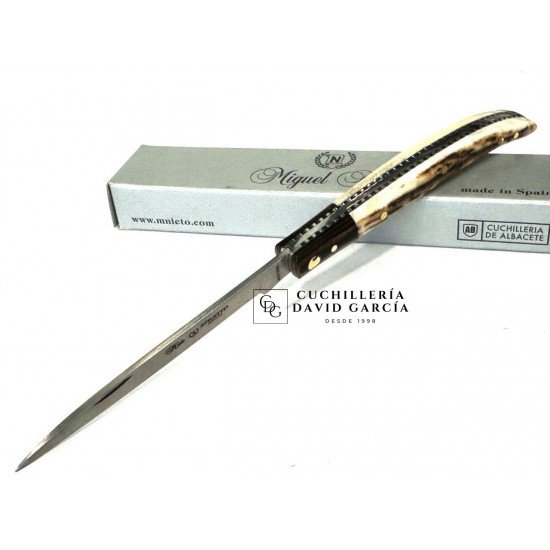 Miguel  Nieto Stiletto 0409 Madera y Asta de Ciervo 
