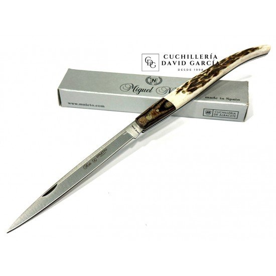 Miguel  Nieto Stiletto 0410  Madera y Asta de Ciervo 