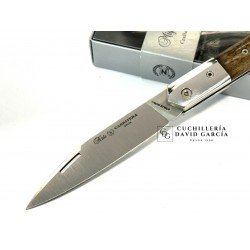 M.Nieto Cabritera Madera de Hueso - Virola Inoxidable Acero Bohler N690  M.Nieto Cabritera Madera de Hueso - Virola Inoxidable Acero Bohler N690