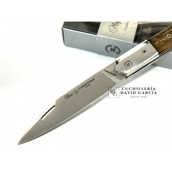 M.Nieto Cabritera Madera de Hueso - Virola Inoxidable Acero Bohler N690 M.Nieto Cabritera Madera de Hueso - Virola Inoxidable Acero Bohler N690