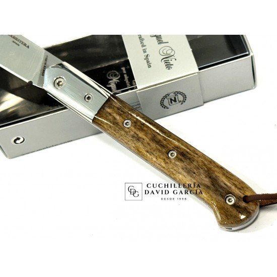 M.Nieto Cabritera Madera de Hueso - Virola Inoxidable Acero Bohler N690 M.Nieto Cabritera Madera de Hueso - Virola Inoxidable Acero Bohler N690