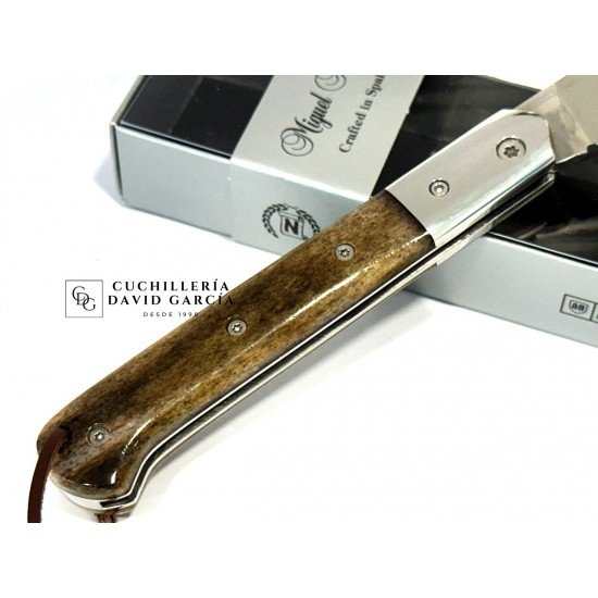 M.Nieto Cabritera Madera de Hueso - Virola Inoxidable Acero Bohler N690 M.Nieto Cabritera Madera de Hueso - Virola Inoxidable Acero Bohler N690