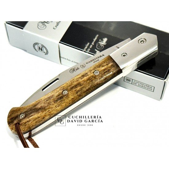 M.Nieto Cabritera Madera de Hueso - Virola Inoxidable Acero Bohler N690 M.Nieto Cabritera Madera de Hueso - Virola Inoxidable Acero Bohler N690