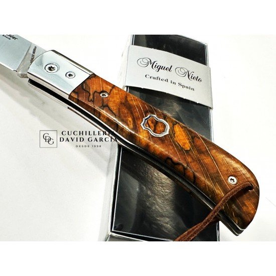 Nieto Buckler Madera Haya Estabilizada Acero Bohler N690Co 170-VHAYA Nieto Buckler Madera Haya Estabilizada Acero Bohler N690Co 170-VHAYA