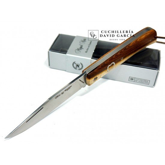 Nieto Buckler Madera de Pistacho Acero Bohler N690Co 170-PI Nieto Buckler Madera de Pistacho Acero Bohler N690Co 170-PI
