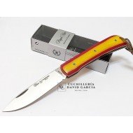 M.Nieto Campaña 150-H Micarta Bandera de España Acero 14C28N