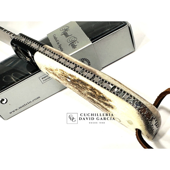 Navaj Miguel Nieto Campaña 150-B-CIERVO Búfalo y Ciervo Acero 14C28N  Nº1