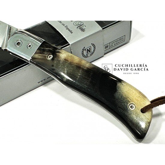 Navaja Nieto Buckler Asta Carnero Pulido Acero Bohler N690Co 170-VCARNERO