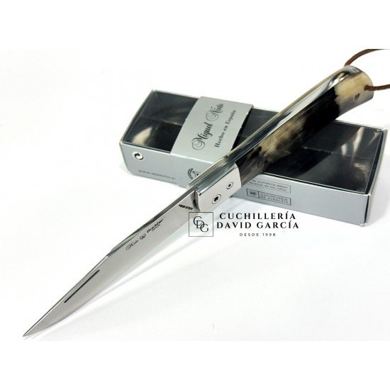 Navaja Nieto Buckler Asta Carnero Pulido Acero Bohler N690Co 170-VCARNERO